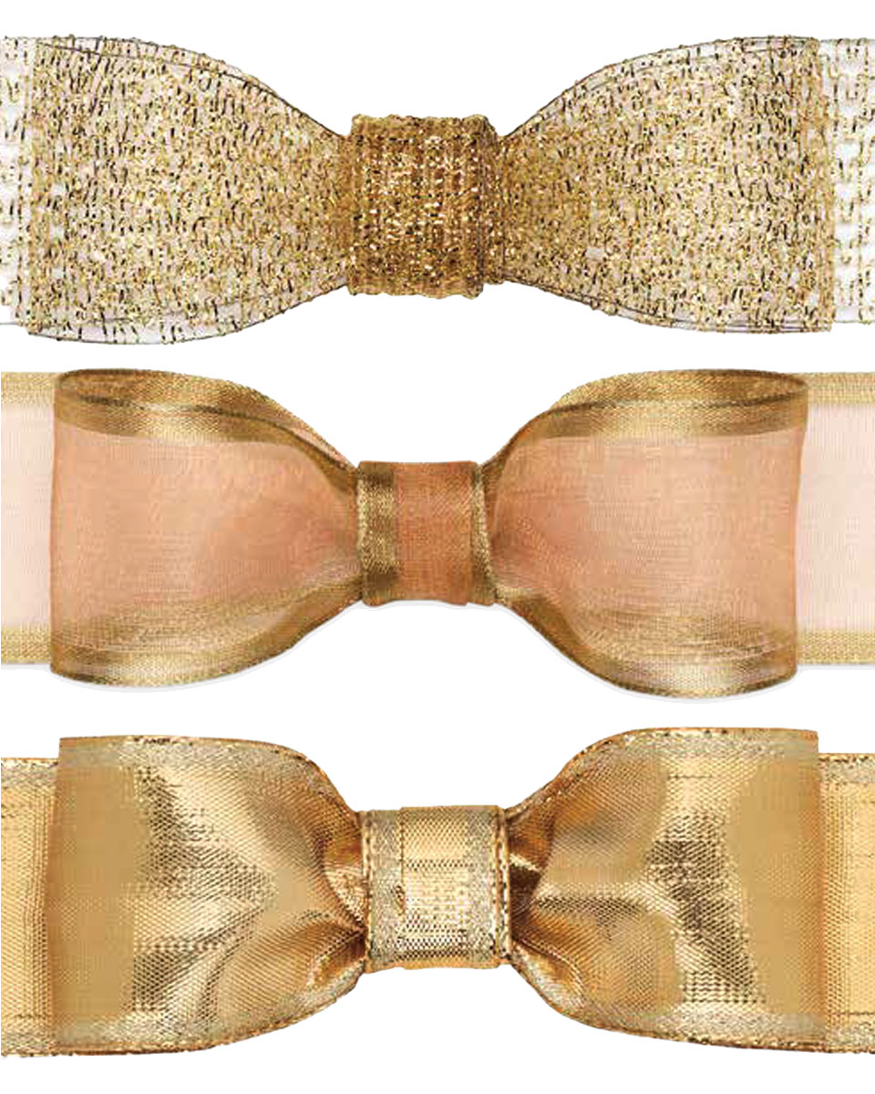 Nastri organza metal